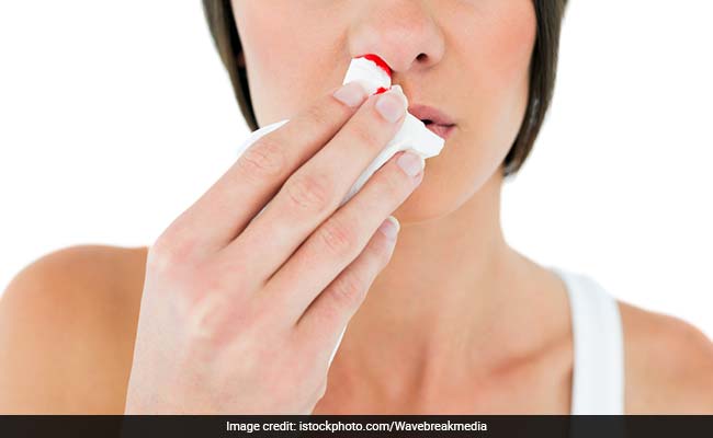 Exposure to dry air can cause your nose to bleed