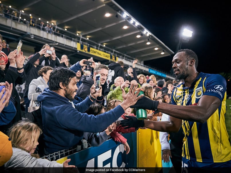 Watch: Usain Bolt Scores Twice On His First Professional Football match Watch: Usain Bolt Scores Twice On His First Professional Football match