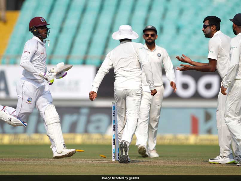 Live cricket score, IND vs WI, 1st Test: 2nd day, Windies tour of India, 2018 @Saurashtra Cricket Association Stadium, Rajkot Live cricket score, IND vs WI, 1st Test: 2nd day, Windies tour of India, 2018 @Saurashtra Cricket Association Stadium, Rajkot