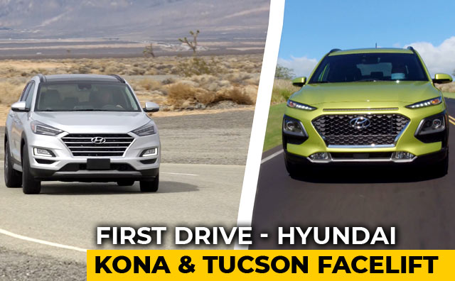 Hyundai Kona & Tucson Facelift: First Drive