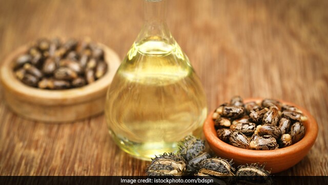 Castor oil is excellent for thick, dry, or rough areas of the skin, especially cracked heels