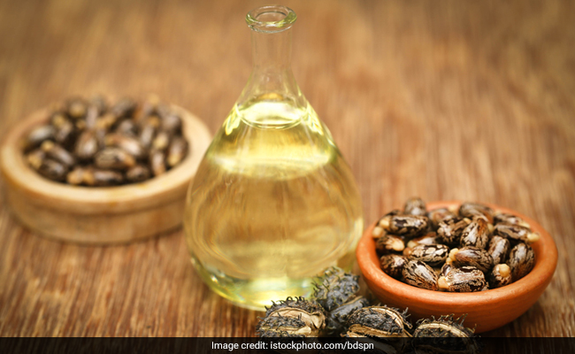 Castor oil is excellent for thick, dry, or rough areas of the skin, especially cracked heels