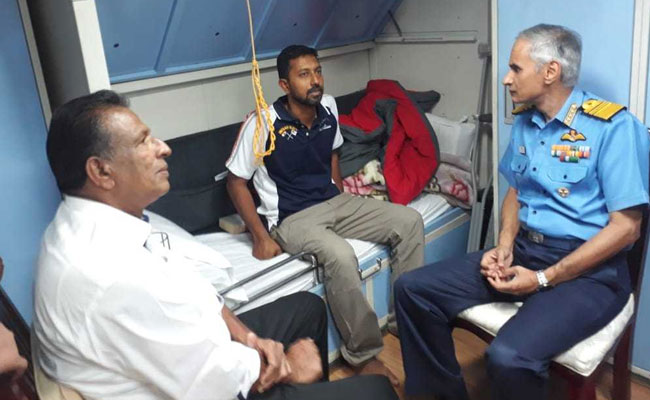 Rescued Navyman Abhilash Tomy Brought Back To India