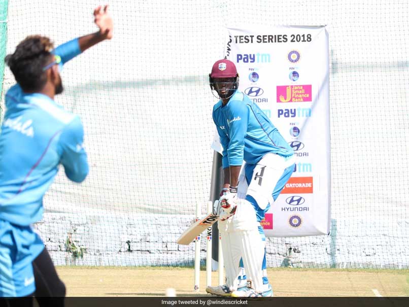 Windies Sweat It Out In Training Session Ahead Of First Test Against India