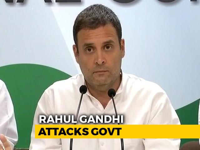 "Understand PM's Mental State, Rafale Probe Will Finish Him": Rahul Gandhi