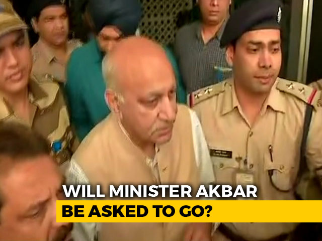 "Statement Later," Says #MeToo-Accused MJ Akbar After Landing In Delhi