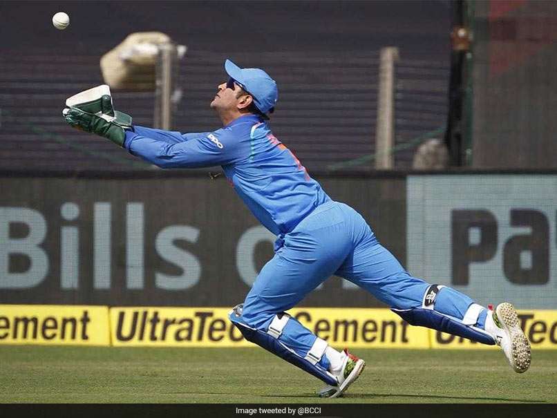 MS Dhoni Takes Spectacular Catch To Dismiss Chandrapaul Hemraj In 3rd ODI