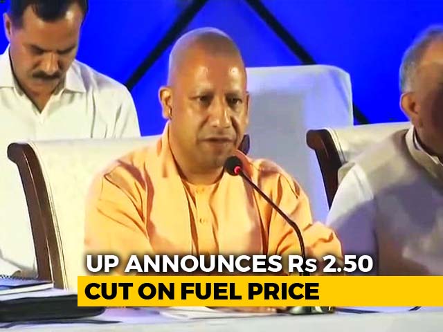 Yogi Adityanath Announces Rs 2.50 Cut In Fuel Prices In UP