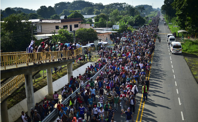 "Full Efforts" Under Way To Stop Migrant Caravan Heading Toward US: Trump