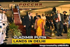 Russia's Putin Arrives In India, Focus On S-400 Missile Deal Russia's Putin Arrives In India, Focus On S-400 Missile Deal