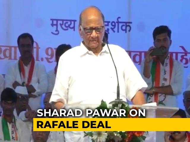 "Would Never Support Him": Sharad Pawar Retracts Rafale Remark Amid Row