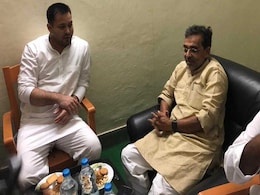 As Amit Shah Engages Nitish Kumar, BJP Ally Seen With Tejashwi Yadav As Amit Shah Engages Nitish Kumar, BJP Ally Seen With Tejashwi Yadav