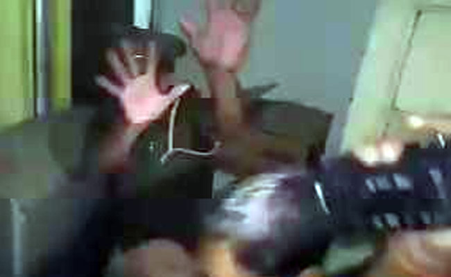 On Camera, UP Lawyers Assault Policeman In Front Of Top Cop