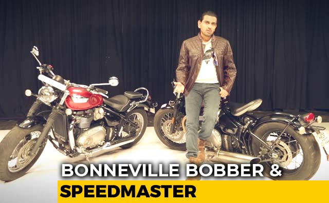 Sponsored: Triumph Bonneville Bobber, Triumph Bonneville Speedmaster