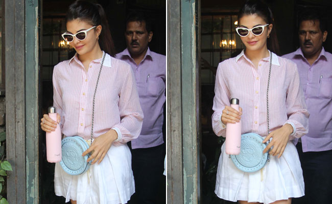 Get The Look: Jacqueline Fernandez's Pretty Pastel Outfit