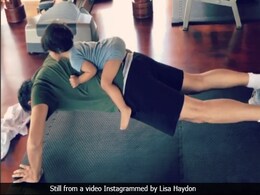 When Lisa Haydon's One-Year-Old Son Zack Lalvani 'Upped His Gym Game' When Lisa Haydon's One-Year-Old Son Zack Lalvani 'Upped His Gym Game'