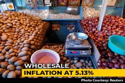 September Wholesale Inflation Rises To 5.13% Against 4.53% In August September Wholesale Inflation Rises To 5.13% Against 4.53% In August