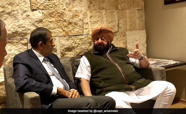 Punjab Chief Minister Amarinder Singh Arrives In Israel For 5-Day Visit