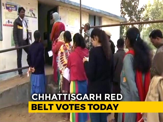Voting In Chhattisgarh's Maoist-Hit Belt As BJP Eyes 4th Term