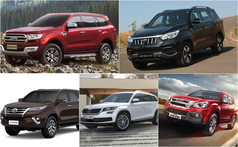 Mahindra Alturas G4 vs Toyota Fortuner vs Ford Endeavour vs Skoda Kodiaq vs Isuzu MU-X: Spec Comparison