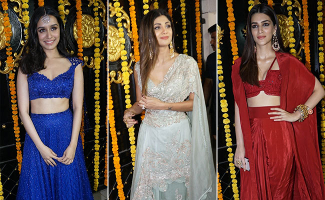 Ekta Kapoor's Diwali Party: Shraddha Kapoor, Shilpa Shetty And Kriti Sanon Lead Celeb Roll Call