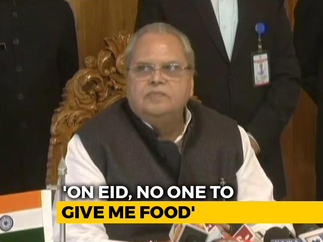 "On Eid, No One To Give Me Food": Governor On Mehbooba Mufti "Fax" Charge