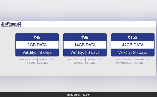 Jio phone recharge 49 rupees, Jio phone recharge 99 rupees, Jio phone recharge 153 rupees,