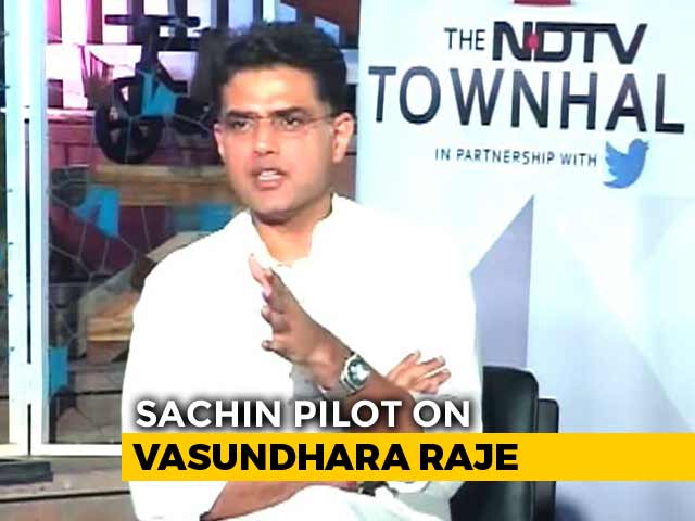 She Stood Up To Amit Shah: Sachin Pilot Praises Rival Vasundhara Raje