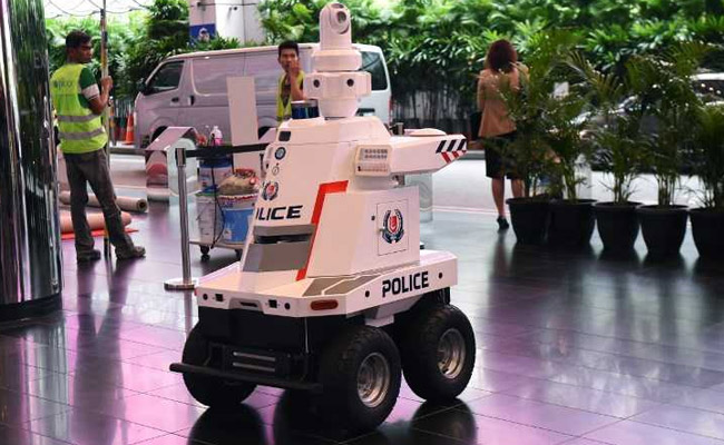 "Robocop" On Patrol At East Asia Summit In Singapore