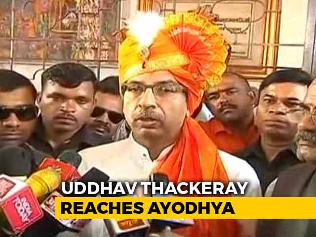 Announce Date For Ram Temple, Sena Chief To Centre In Ayodhya