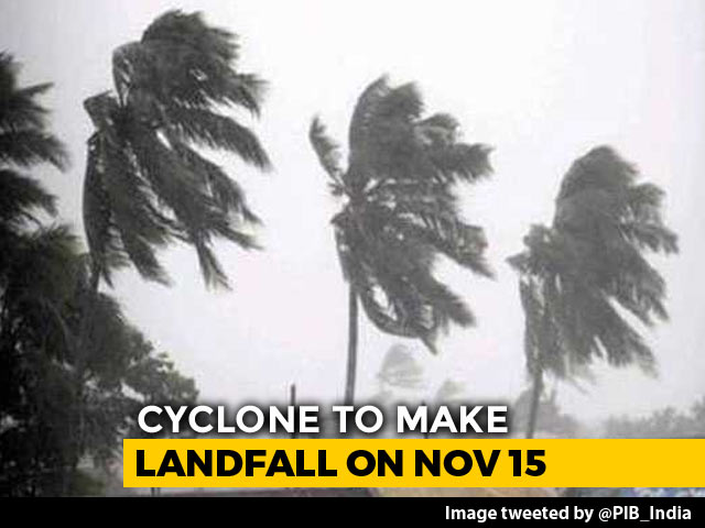 Cyclone Gaja Likely To Cross Tamil Nadu Coast On November 15 Afternoon