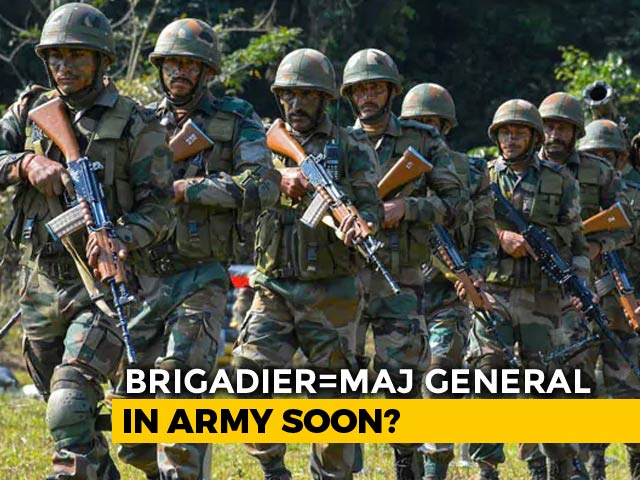 In Radical Restructuring Plan, Army Brigadiers, Major Generals To Have Same Rank, Pay