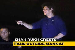 SRK Greets His Fans Outside 'Mannat' On His 53rd Birthday SRK Greets His Fans Outside 'Mannat' On His 53rd Birthday