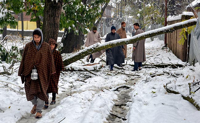Electricity Back In Jammu And Kashmir After Heavy Overnight Snowfall