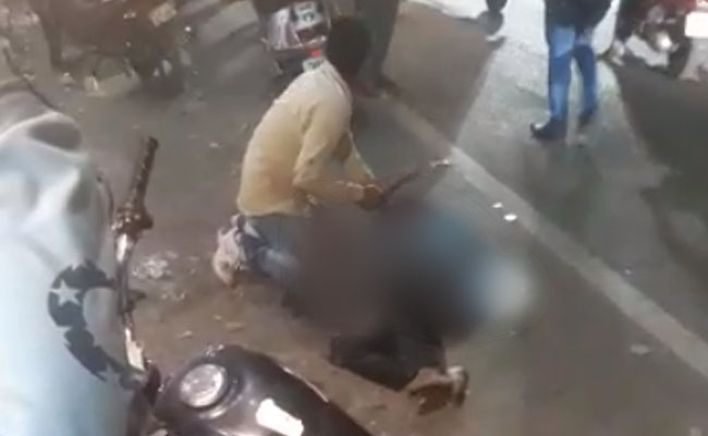 Man Murdered With Butcher's Knife In Hyderabad; Accused Sat Next To Body