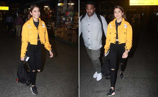 In A Bright Yellow Jacket, Up Your Winter Style Game Like Anushka Sharma