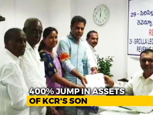 KCR's Son 400% Richer, Daughter-In-Law Wealth Rose 20 Times In 4 Years