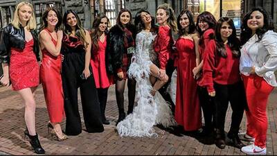 a line prom dress no slit LaDivine CDB8402 Sale Perfect for formal events fringe wedding dress 2000s Jersey Outfit Street Size:Mid-Calf
