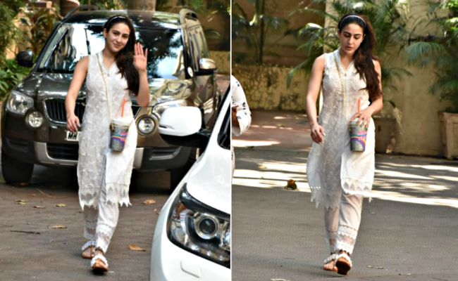 3 Trendy White Suits To Get Ethnic Style On Point, Like Sara Ali Khan