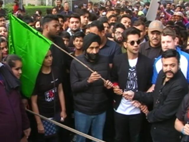 Rajkummar Rao Flags Off Organ Donation Walkathon In Gurugram