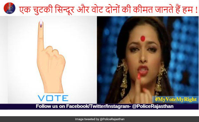 Rajasthan Police Is Urging Citizens To Vote Using This Deepika Padukone Dialogue