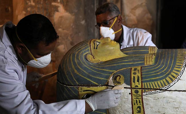 Egypt Unveils Unopened Female Mummy From A 3,000 Years Old Coffin