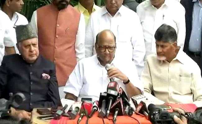 "Common Minimum Agenda" By Non-BJP Parties Against Centre: Sharad Pawar