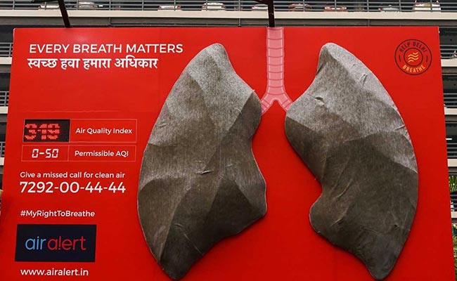 Artificial Lungs Put Up In Delhi Turn Sickly Brown In 10 Days