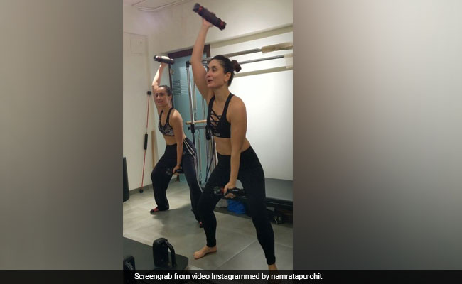 Kareena Kapoor Khan was spotted working out with this new equipment called XCos