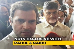 "We Are Not Adversaries": Rahul Gandhi, Chandrababu Naidu Tell NDTV "We Are Not Adversaries": Rahul Gandhi, Chandrababu Naidu Tell NDTV