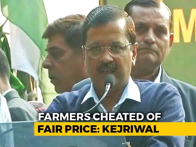 PM Stabbed Farmers In The Back, Says Arvind Kejriwal At Farmers' Rally