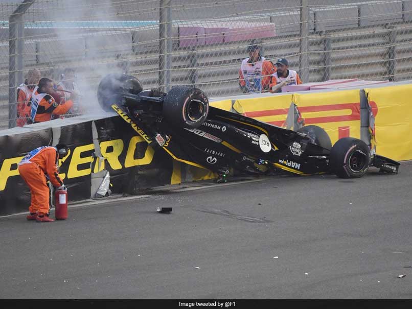 Watch: Nico Hulkenberg Trapped Upside Down In Blazing Renault For 3 Minutes After Horror Crash