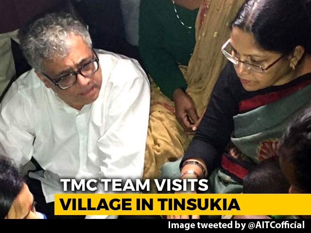 Mamata Banerjee's Team Meets Families Of 5 Killed In Assam's Tinsukia