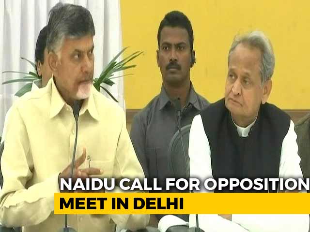 Chandrababu Naidu Calls Meeting Of All Non-BJP Parties On November 22